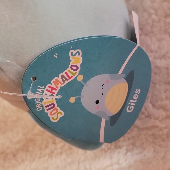 5" Giles the Blue Grasshopper Squishmallow - Picture 3 of 4